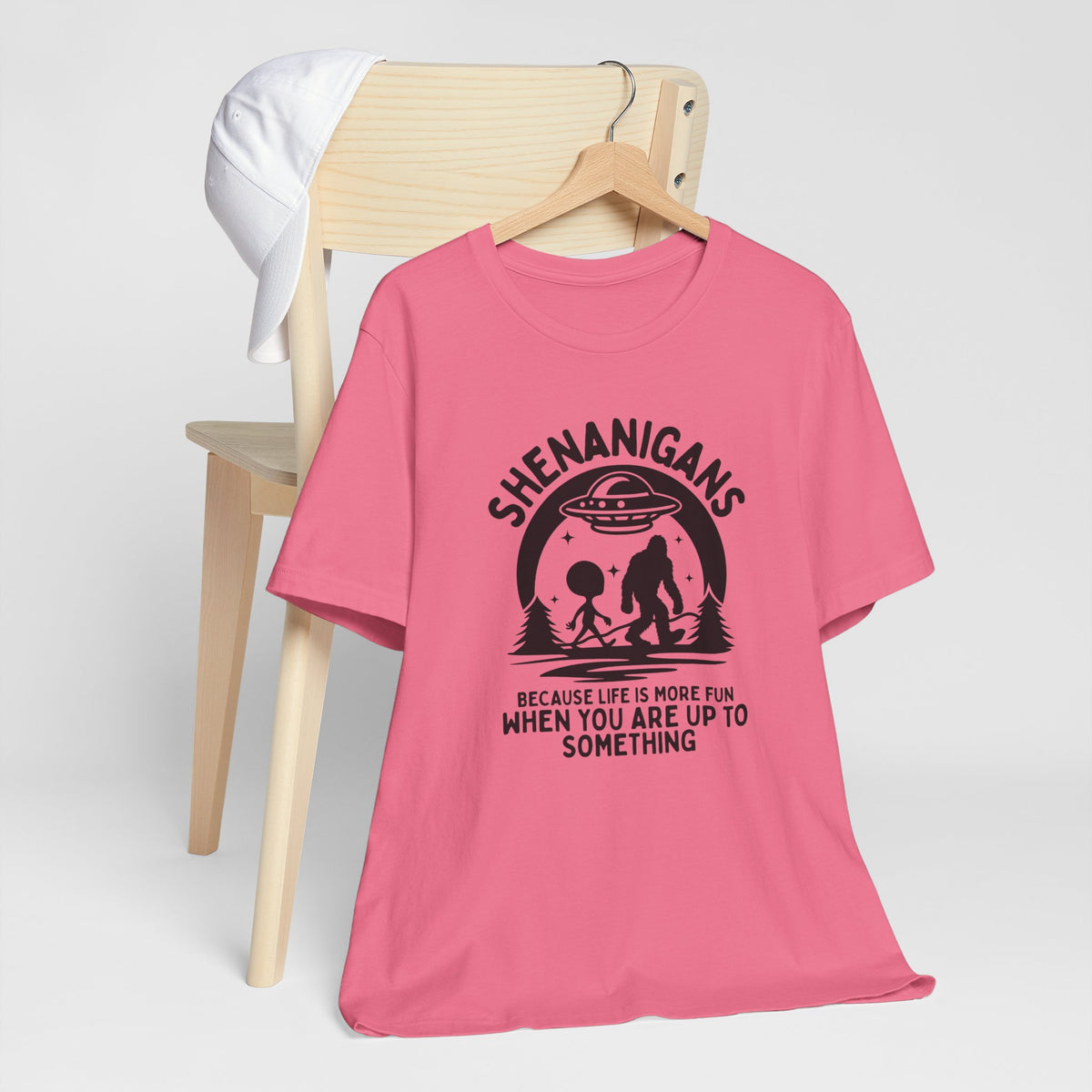 Because Life Is More Fun When You Are Up To Something - Graphic Mythical Tee