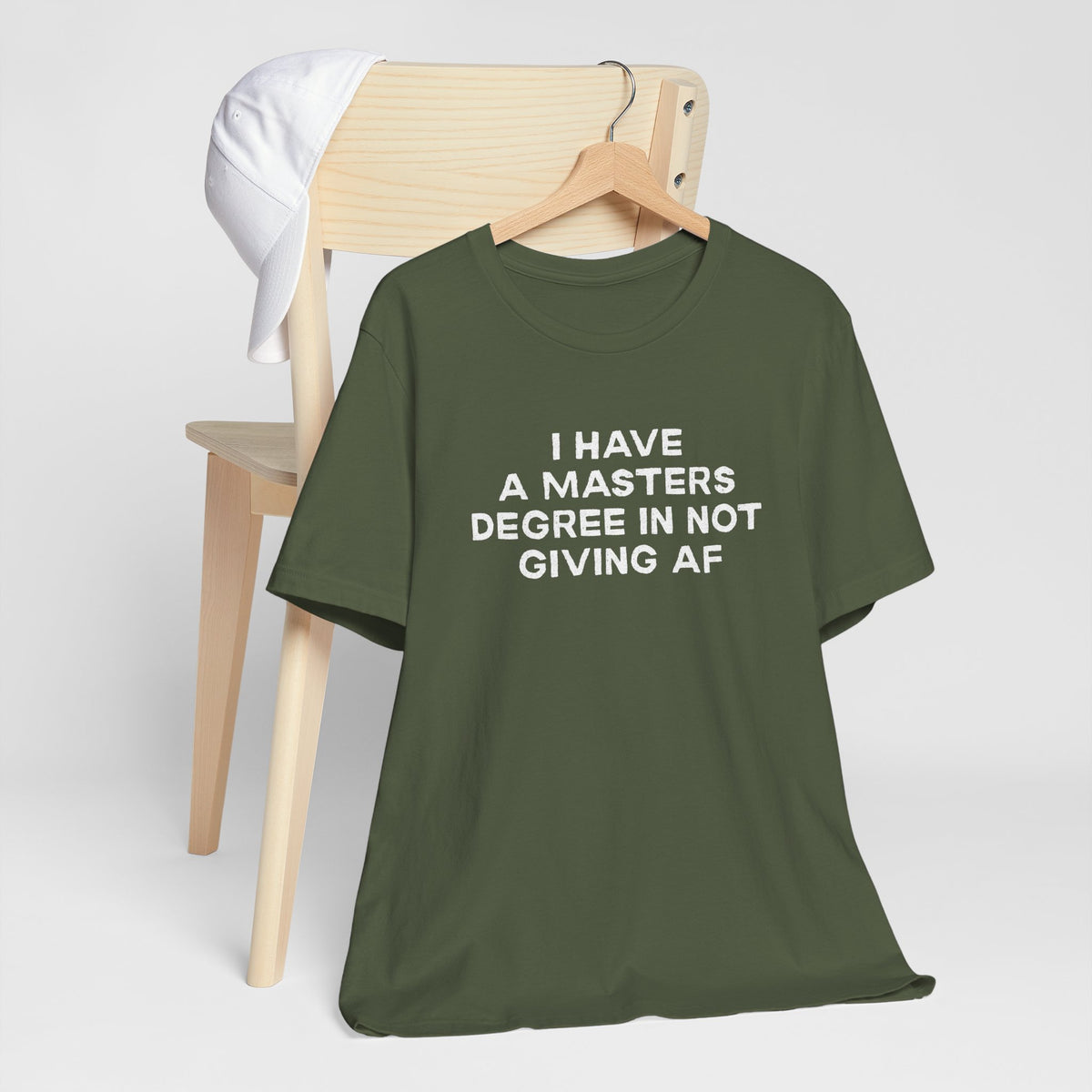 I Have a Master's Degree in Not Giving AF Funny Unisex T-Shirt