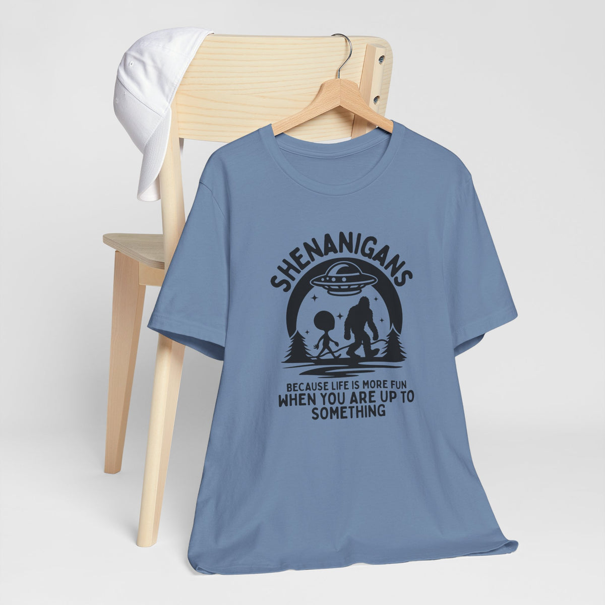 Because Life Is More Fun When You Are Up To Something - Graphic Mythical Tee